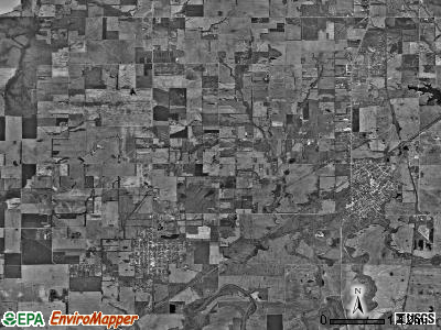 Six Mile township, Illinois satellite photo by USGS