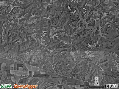 Kinkaid township, Illinois satellite photo by USGS