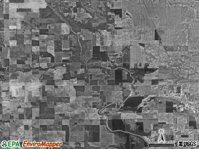 North Fork township, Illinois satellite photo by USGS