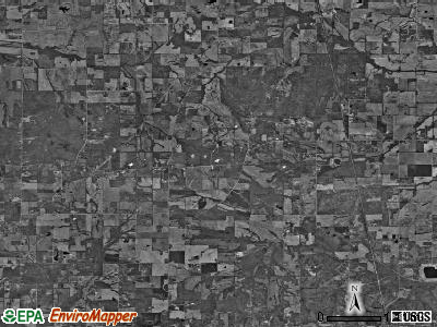 Corinth township, Illinois satellite photo by USGS