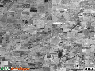 Promised Land township, Arkansas satellite photo by USGS
