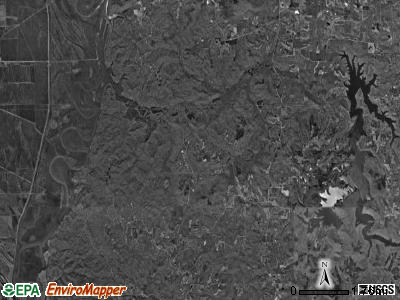 Pomona township, Illinois satellite photo by USGS