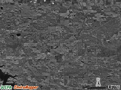 Creal Springs township, Illinois satellite photo by USGS