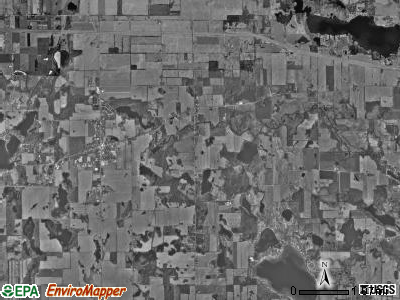 Millgrove township, Indiana satellite photo by USGS