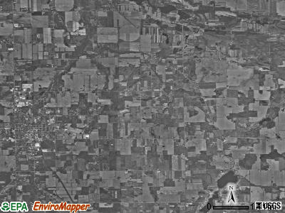 Bloomfield township, Indiana satellite photo by USGS