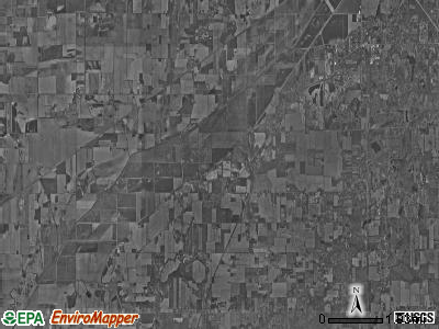 Greene township, Indiana satellite photo by USGS
