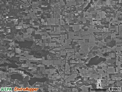 Johnson township, Indiana satellite photo by USGS