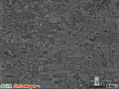 New Durham township, Indiana satellite photo by USGS