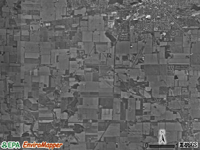 Scipio township, Indiana satellite photo by USGS