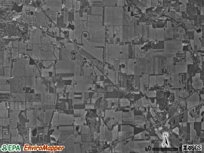 Pleasant township, Indiana satellite photo by USGS