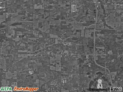 Liberty township, Indiana satellite photo by USGS