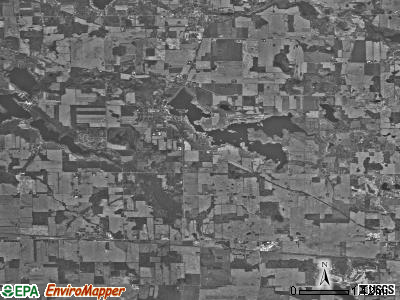 Orange township, Indiana satellite photo by USGS