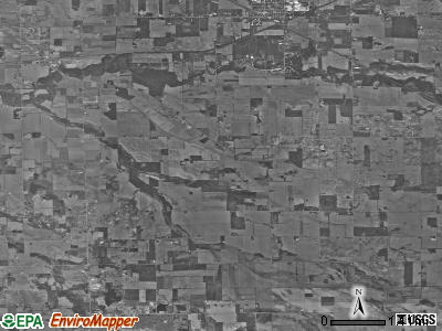 Benton township, Indiana satellite photo by USGS