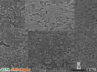 Polk township, Indiana satellite photo by USGS