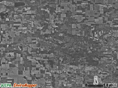 York township, Indiana satellite photo by USGS