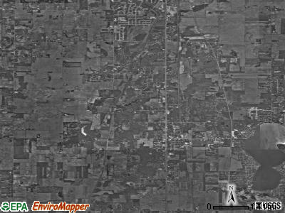 Hanover township, Indiana satellite photo by USGS