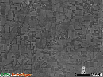 Cass township, Indiana satellite photo by USGS