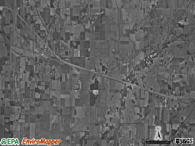 Hanna township, Indiana satellite photo by USGS