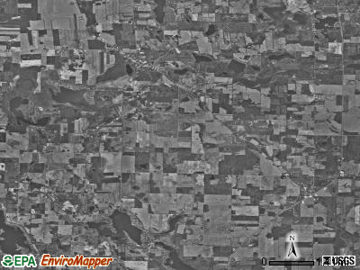 Noble township, Indiana satellite photo by USGS