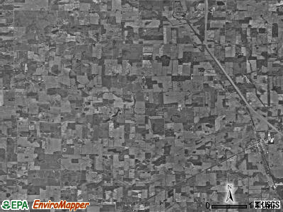 Swan township, Indiana satellite photo by USGS