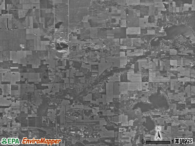 Plain township, Indiana satellite photo by USGS