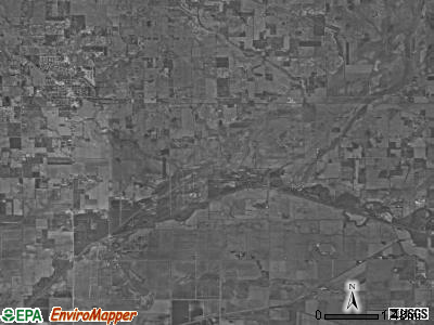 Boone township, Indiana satellite photo by USGS
