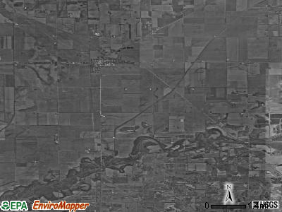 Dewey township, Indiana satellite photo by USGS
