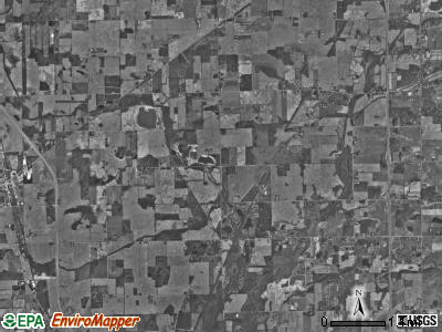Butler township, Indiana satellite photo by USGS