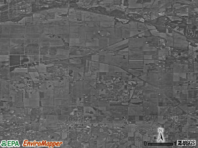 Wheatfield township, Indiana satellite photo by USGS