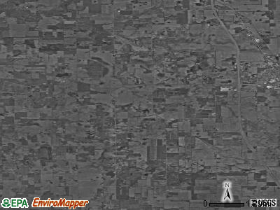 Green township, Indiana satellite photo by USGS