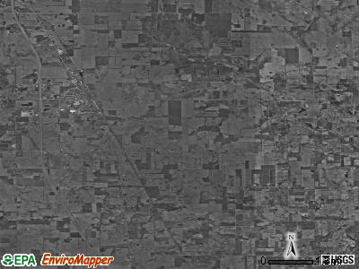 Walnut township, Indiana satellite photo by USGS