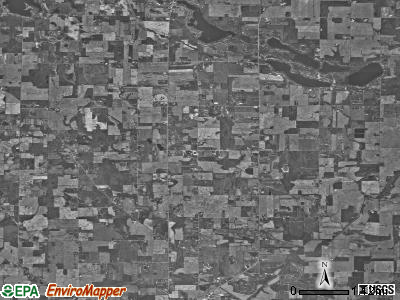 Thorncreek township, Indiana satellite photo by USGS