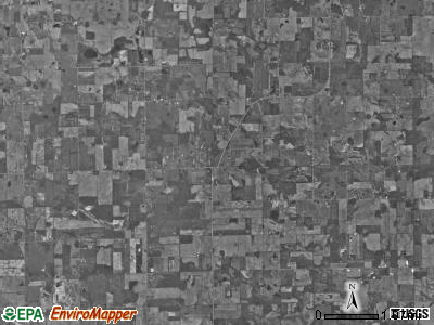 Monroe township, Indiana satellite photo by USGS
