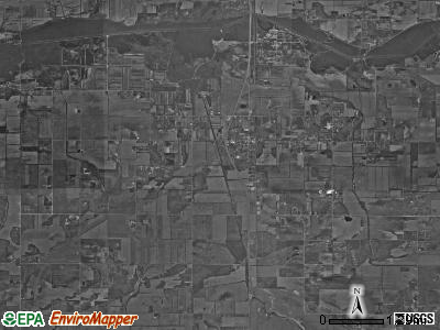Lake township, Indiana satellite photo by USGS