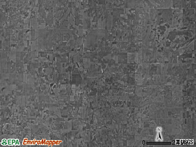Walker township, Indiana satellite photo by USGS
