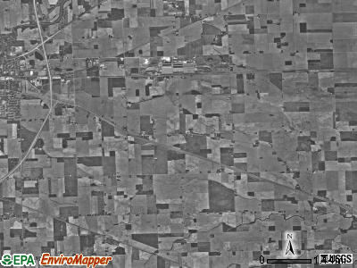 Jefferson township, Indiana satellite photo by USGS