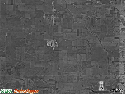 Salem township, Indiana satellite photo by USGS