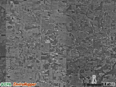 Beaver township, Indiana satellite photo by USGS