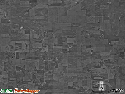 Hanging Grove township, Indiana satellite photo by USGS