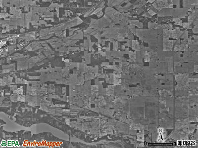 Union township, Indiana satellite photo by USGS