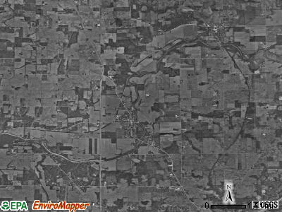 Jefferson township, Indiana satellite photo by USGS