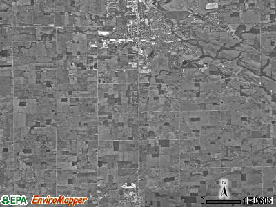 Washington township, Indiana satellite photo by USGS