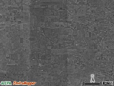 Princeton township, Indiana satellite photo by USGS