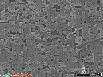 Liberty township, Indiana satellite photo by USGS