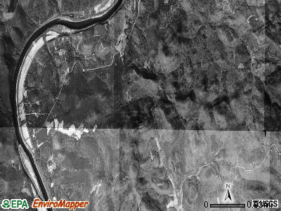 Mount Olive township, Arkansas satellite photo by USGS