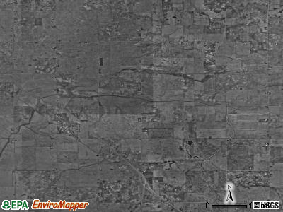 Richland township, Indiana satellite photo by USGS