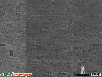 Gilboa township, Indiana satellite photo by USGS