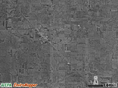 Center township, Indiana satellite photo by USGS