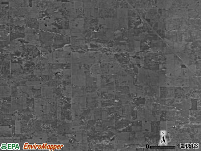 Round Grove township, Indiana satellite photo by USGS