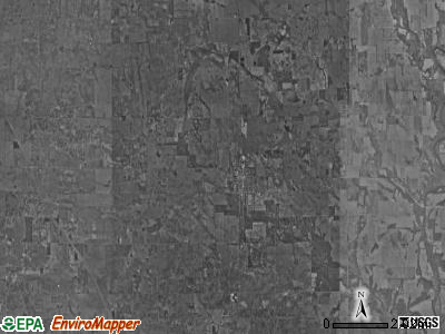 Prairie township, Indiana satellite photo by USGS